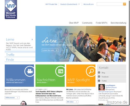 mvp website new layout thumb Microsoft MVP Seite im neuen Gewand