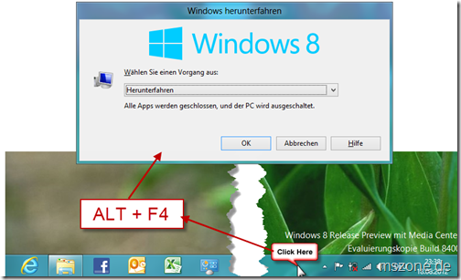 windows-8-herunterfahren