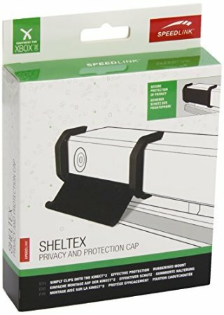 Xbox One Speedlink Sheltex Kamera-Abdeckung für die Kinect 2 (schützt vor Staub und Kratzern und ihre Privatsphäre dank Klappmechanismus)