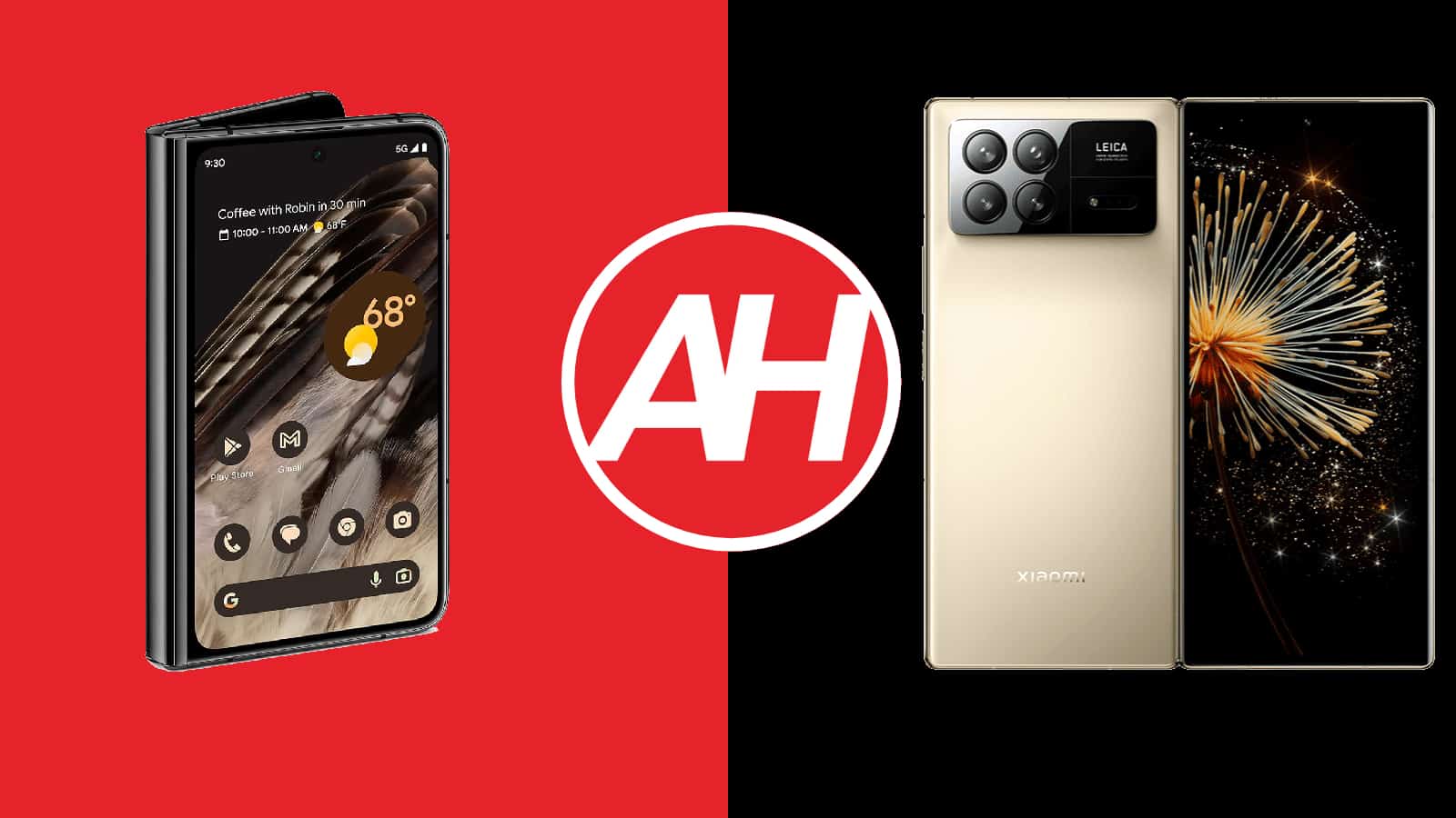 Featured image for Phone Comparisons: Google Pixel Fold vs Xiaomi MIX Fold 3