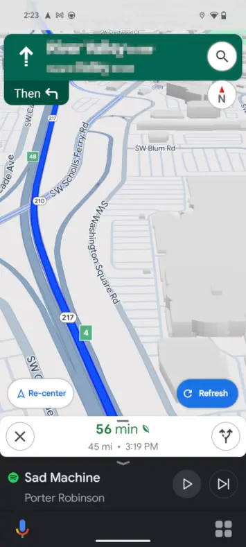 Google Maps 3D-Ansicht in der Navigation (3)