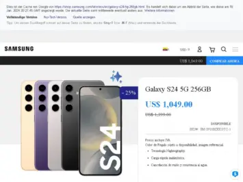 Samsung Galaxy S24 Leak offizielle Website 1