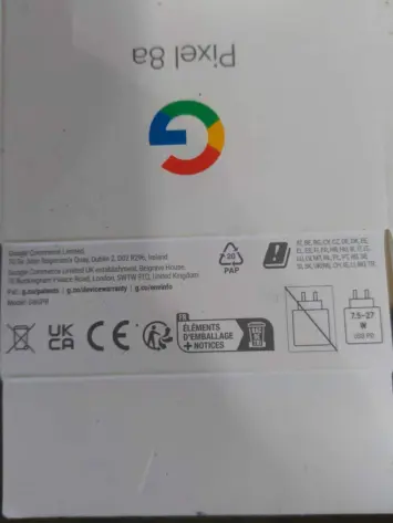 Pixel 8a-Verkaufsverpackungsleck 2