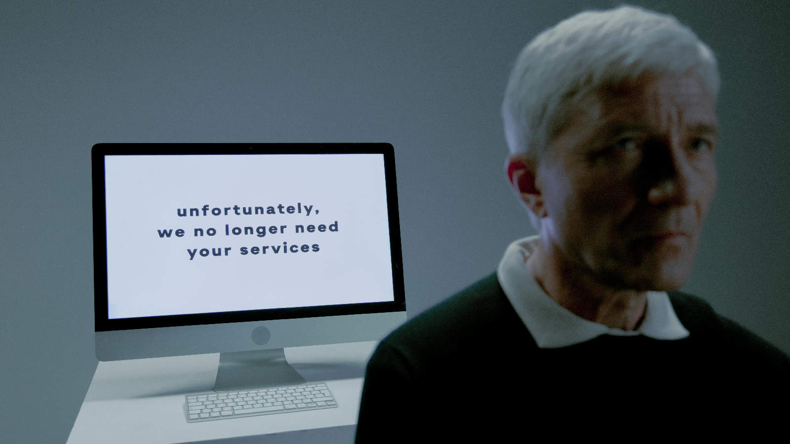 Arbeitsloser entlassen