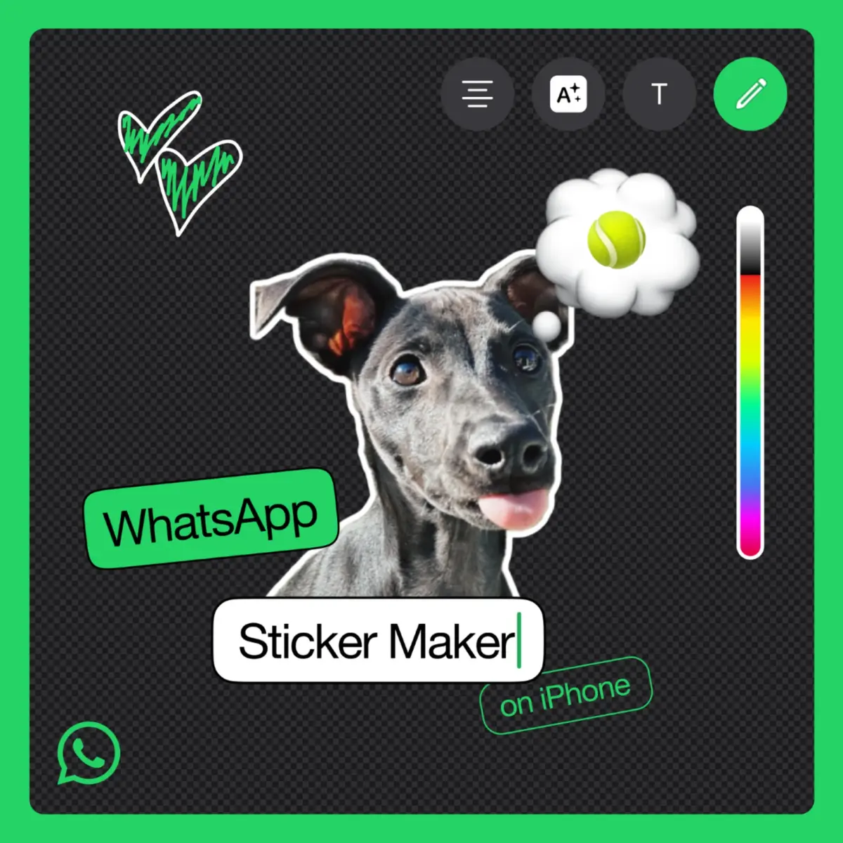 WhatsApp-Aufkleber erstellen