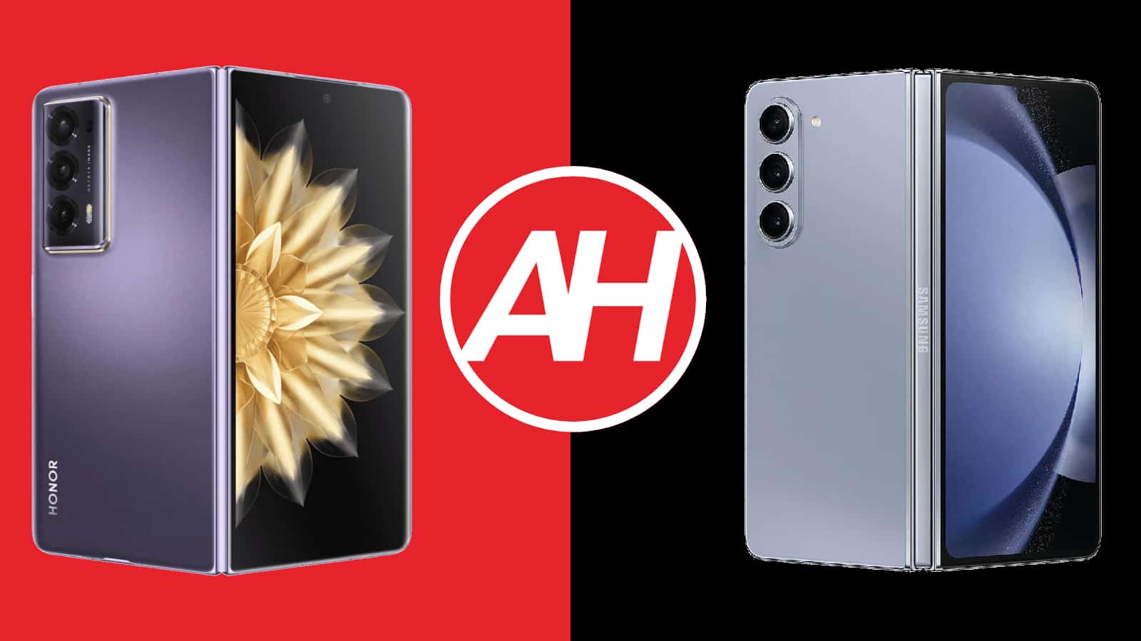 Featured image for Phone Comparisons: Samsung Galaxy Z Fold 5 vs HONOR Magic V2