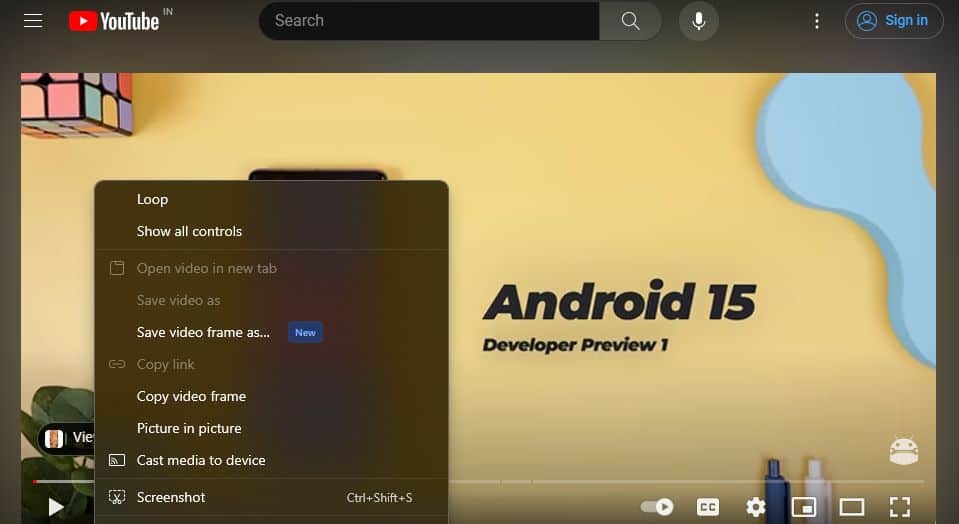 Videobild wie auf Microsoft Edge speichern