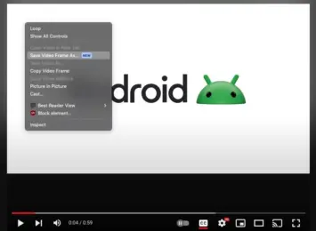 Videobild wie in Google Chrome speichern