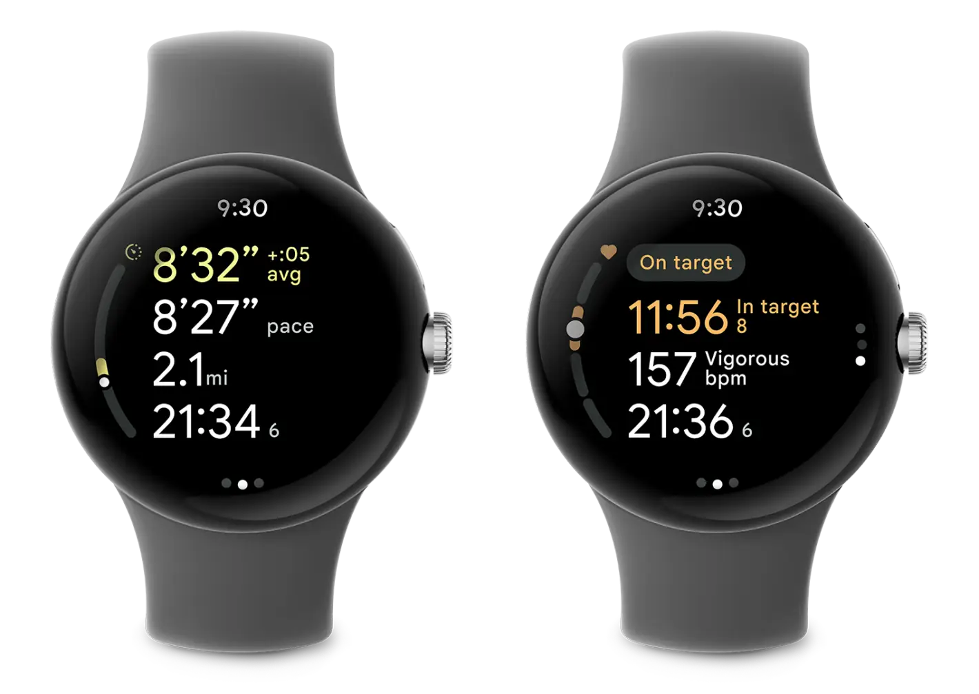 GooglePixelWatches PaceTraining HeartZoneTraining