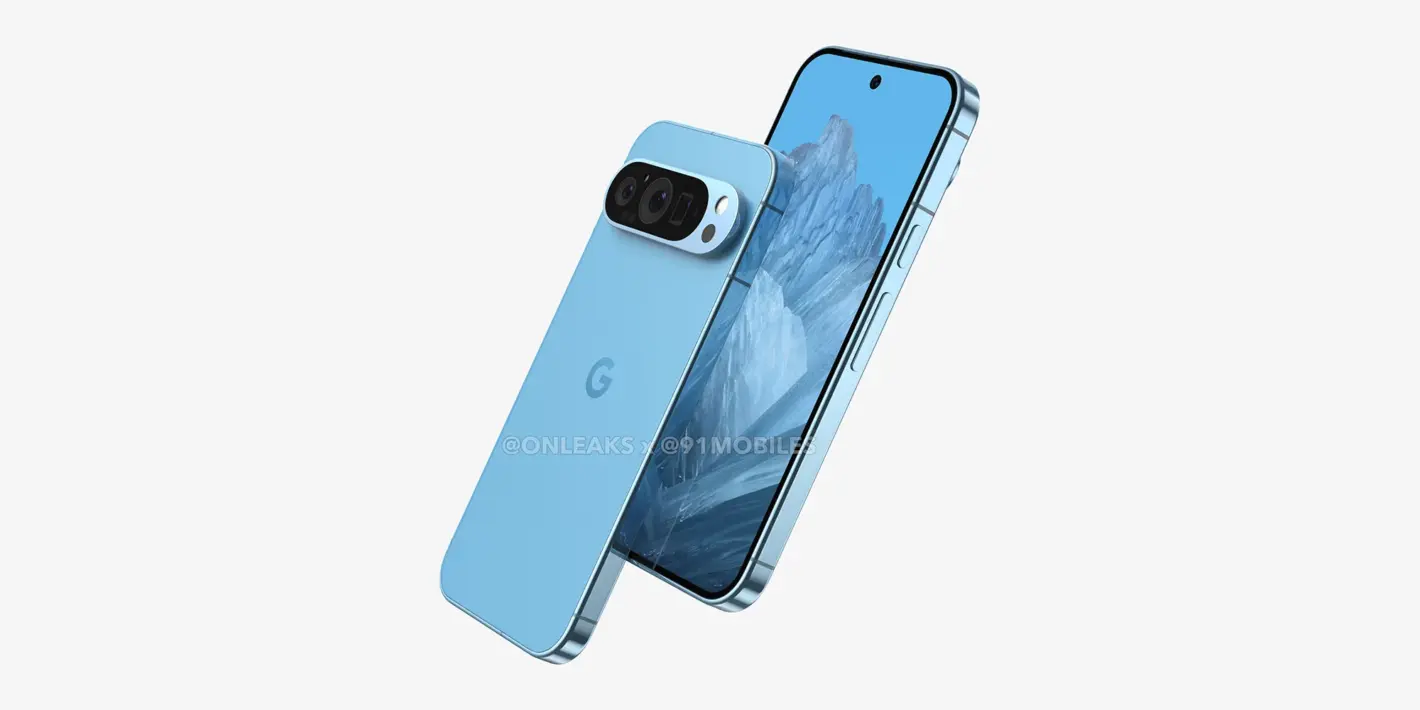 Pixel 9 blau rendern 2