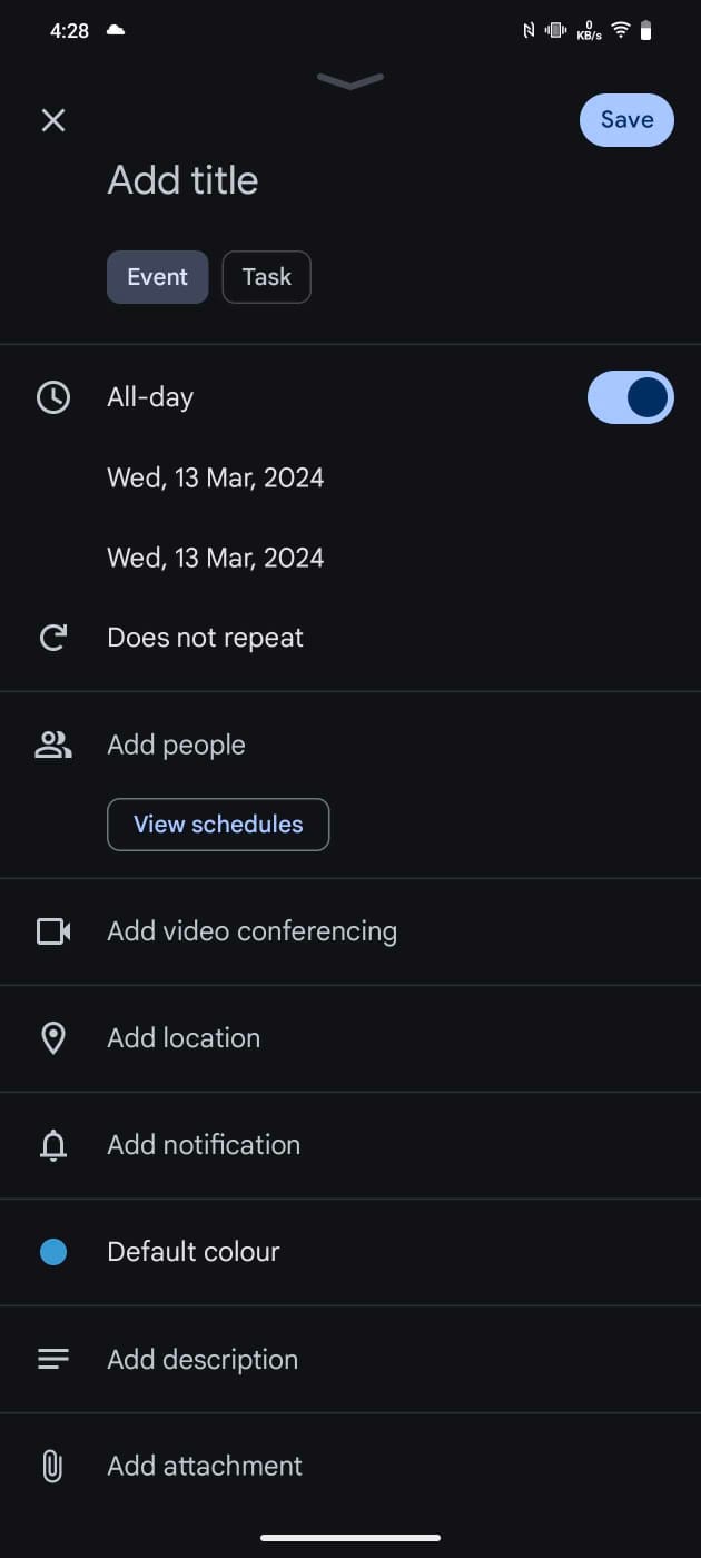 Ersteller von Google Kalender-Aufgabenereignissen 3