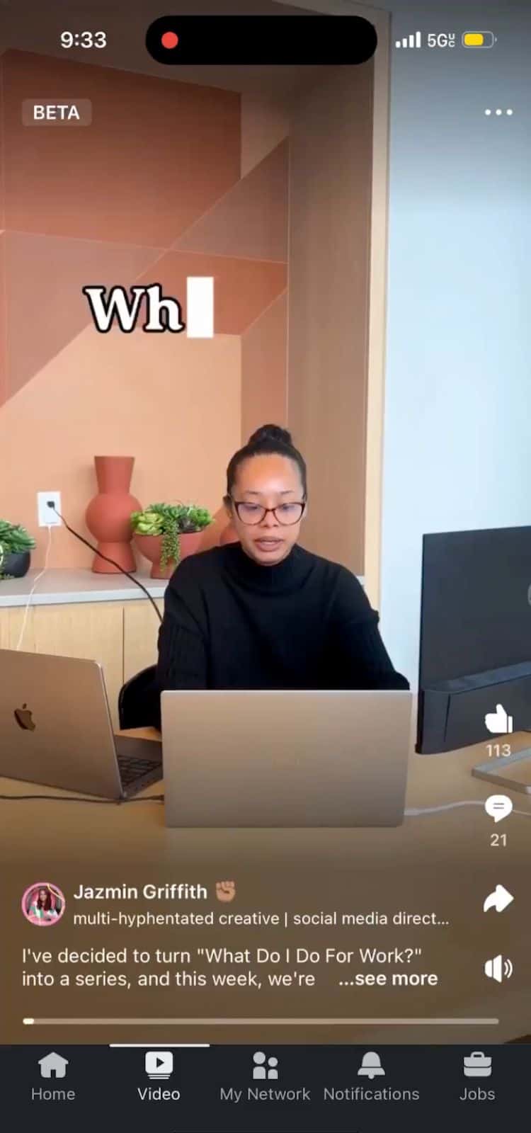 Linkedin Video im Tiktok-Stil 1