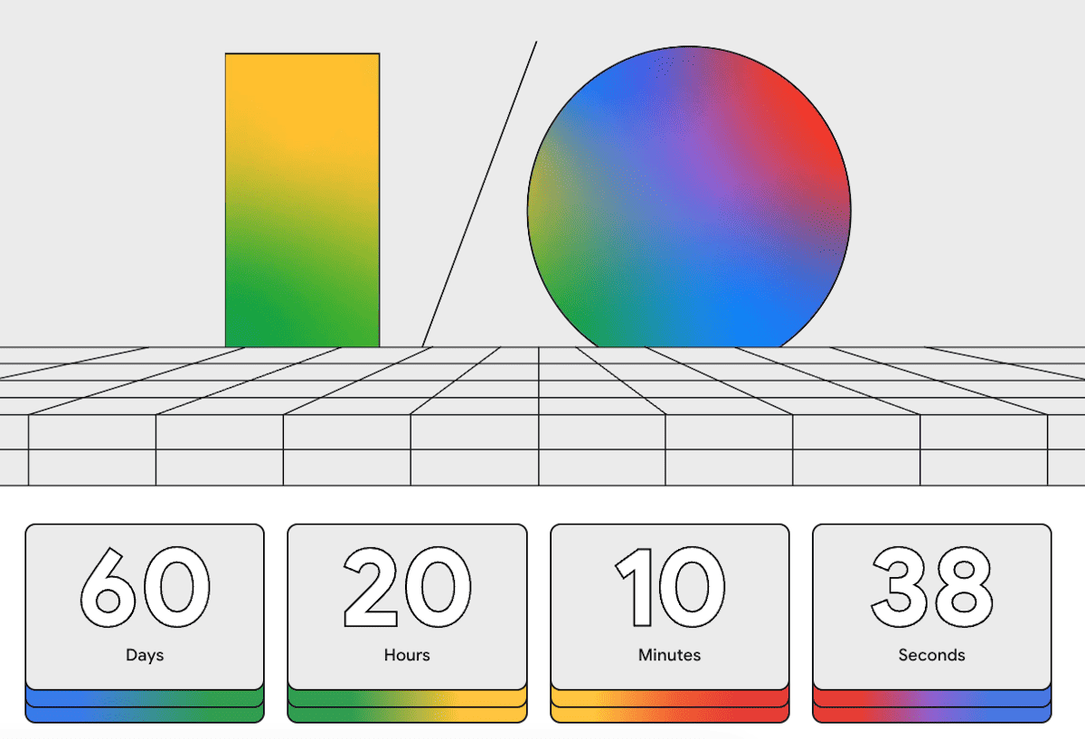 Die Google I/O findet vom 14. bis 15. Mai statt und umfasst zum ersten Mal seit fünf Jahren wieder mehrere Tage