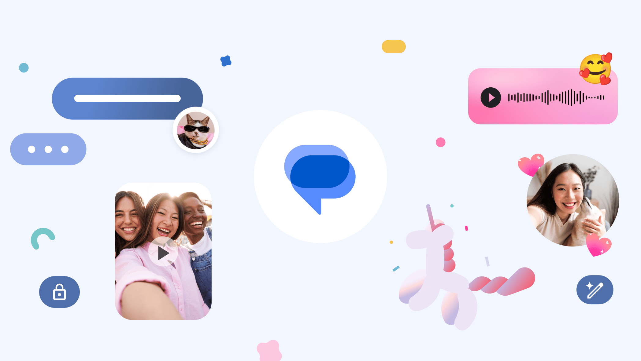 Die benutzerdefinierten RCS-Chatblasen von Google Messages werden endlich eingeführt