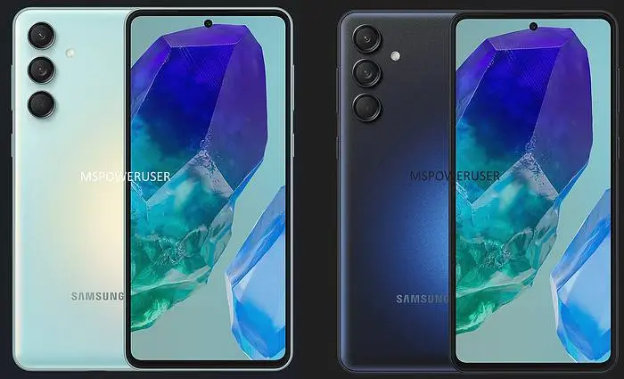 Samsung Galaxy M55 5G hat Renderings durchgesickert