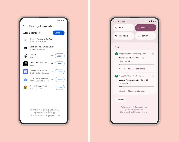 Funktion für parallele Downloads im Google Play Store verfügbar