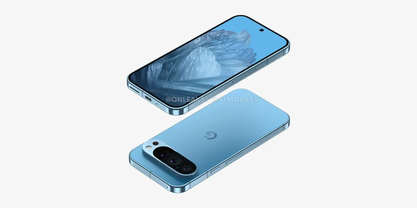 Pixel 9 blau rendern 1