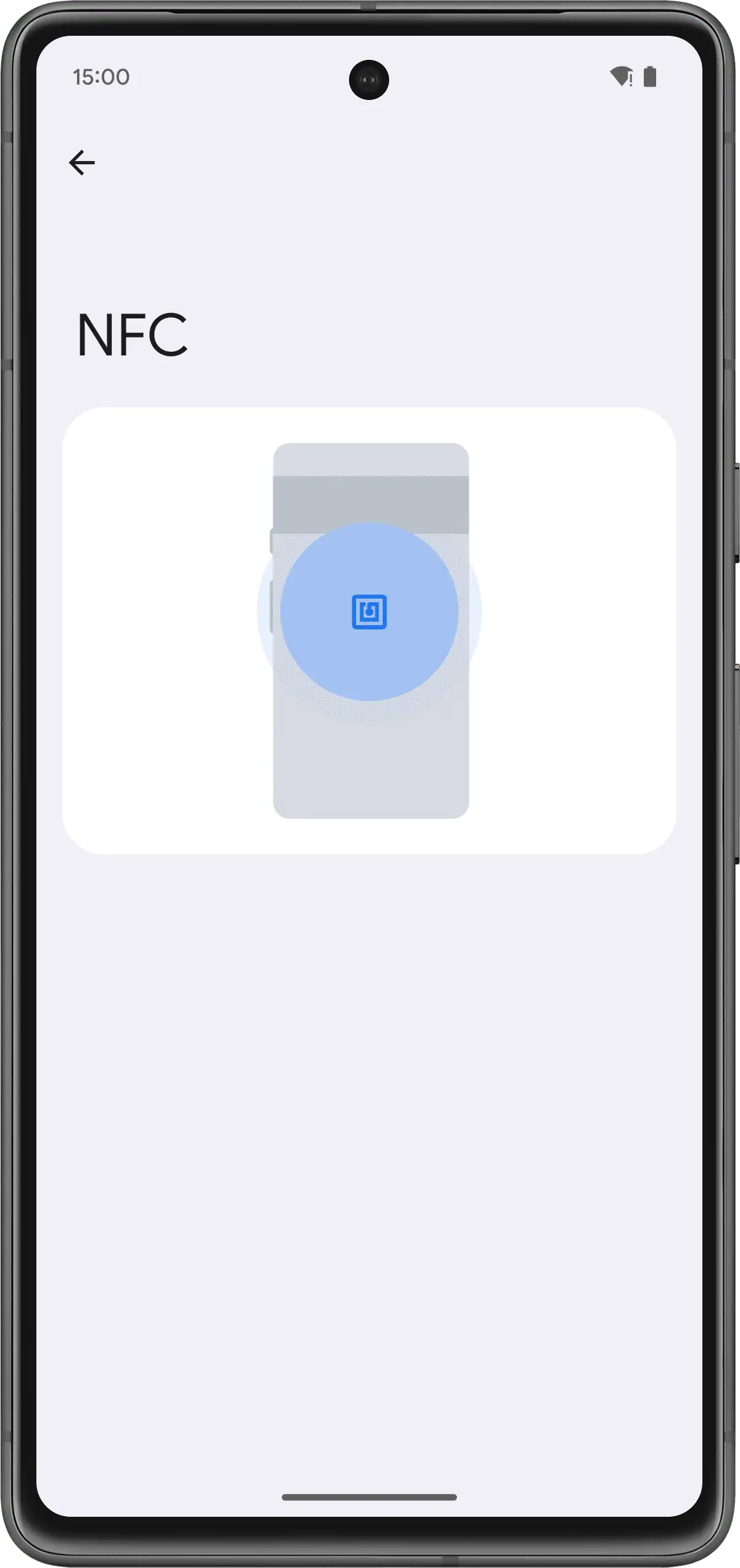 NFC-Einstellungen in Android 15 Beta 1