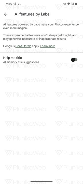 Google Fotos deaktiviert die von der KI vorgeschlagenen Titel 2