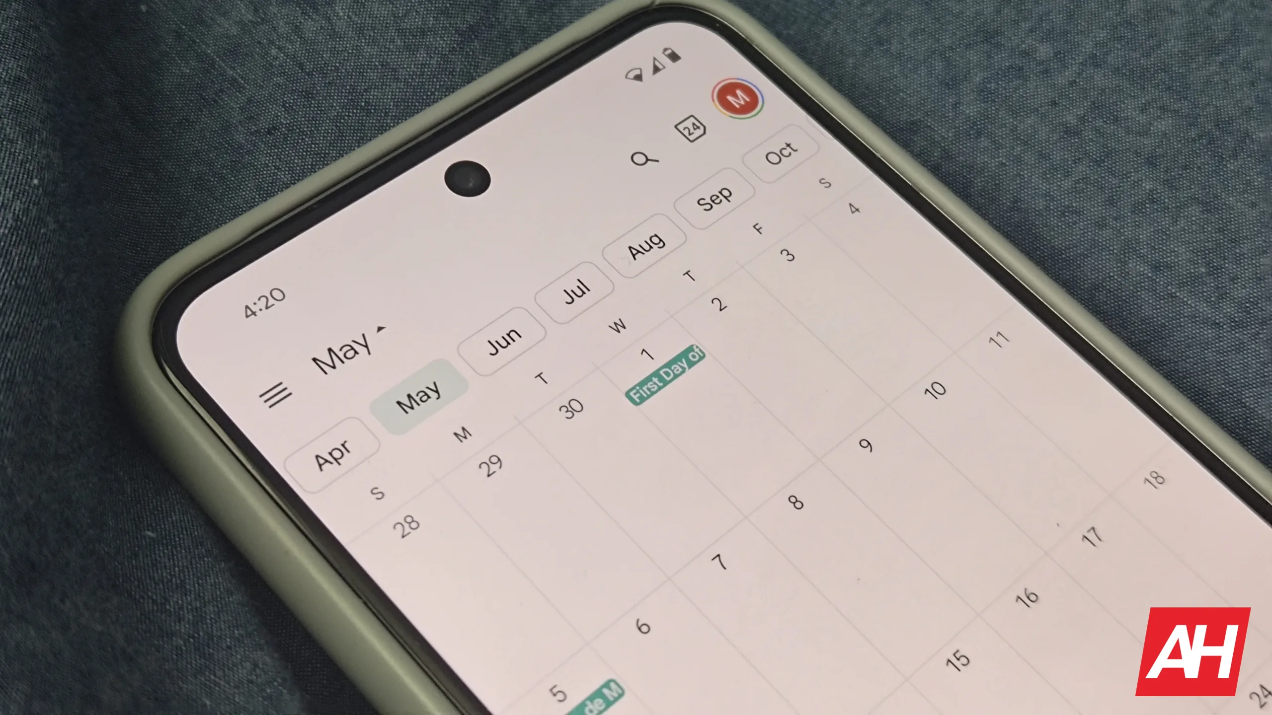 Neue Google Kalender-Chips beschleunigen das Scrollen zwischen Monaten