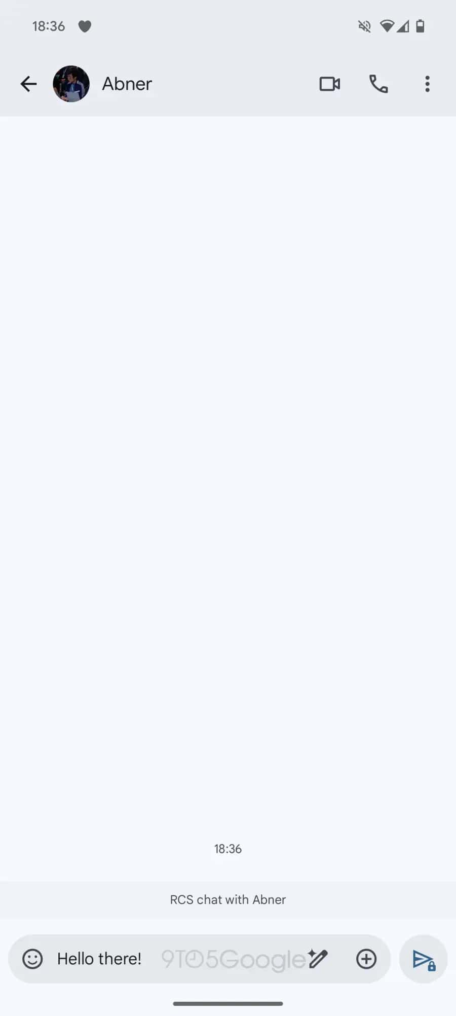 Einzeiliges Textfeld für Google-Nachrichten