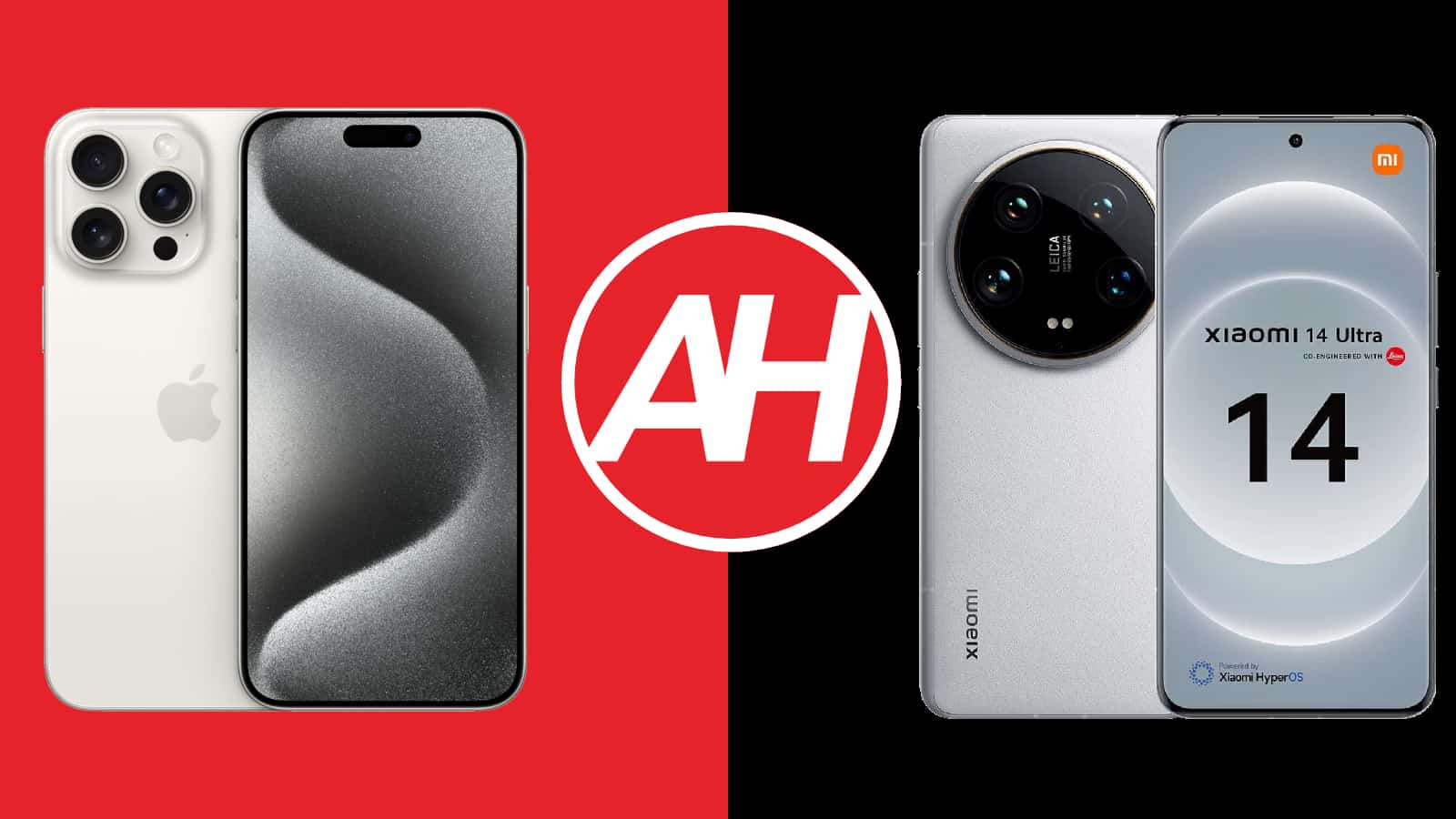 Featured image for Phone Comparisons: Apple iPhone 15 Pro Max vs Xiaomi 14 Ultra