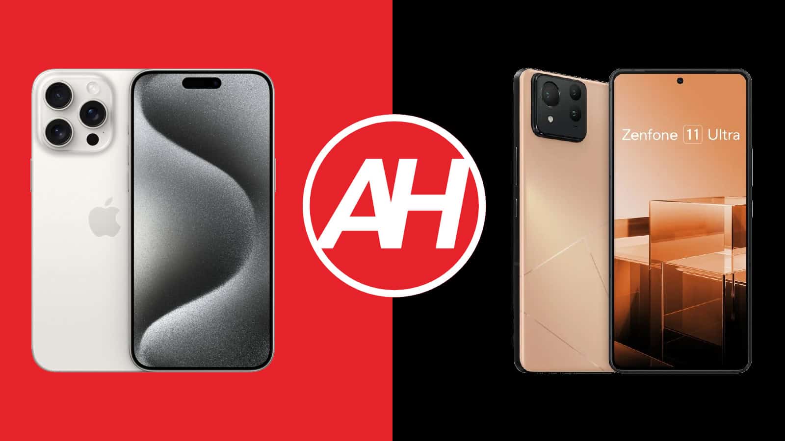 Featured image for Phone Comparisons: Apple iPhone 15 Pro Max vs ASUS ZenFone 11 Ultra
