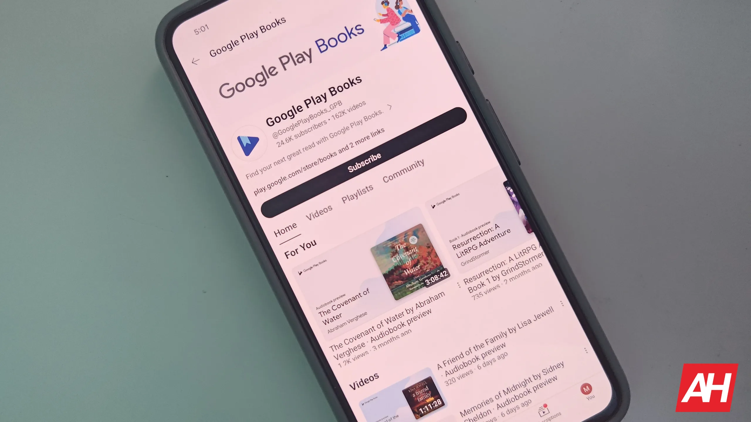 Hörbuchvorschauen von Google Play Books jetzt auf YouTube