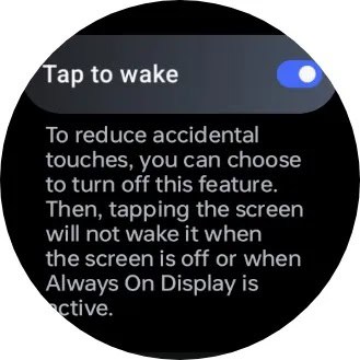Tippen Sie auf die OnePlus Watch 2, um sie auszuschalten