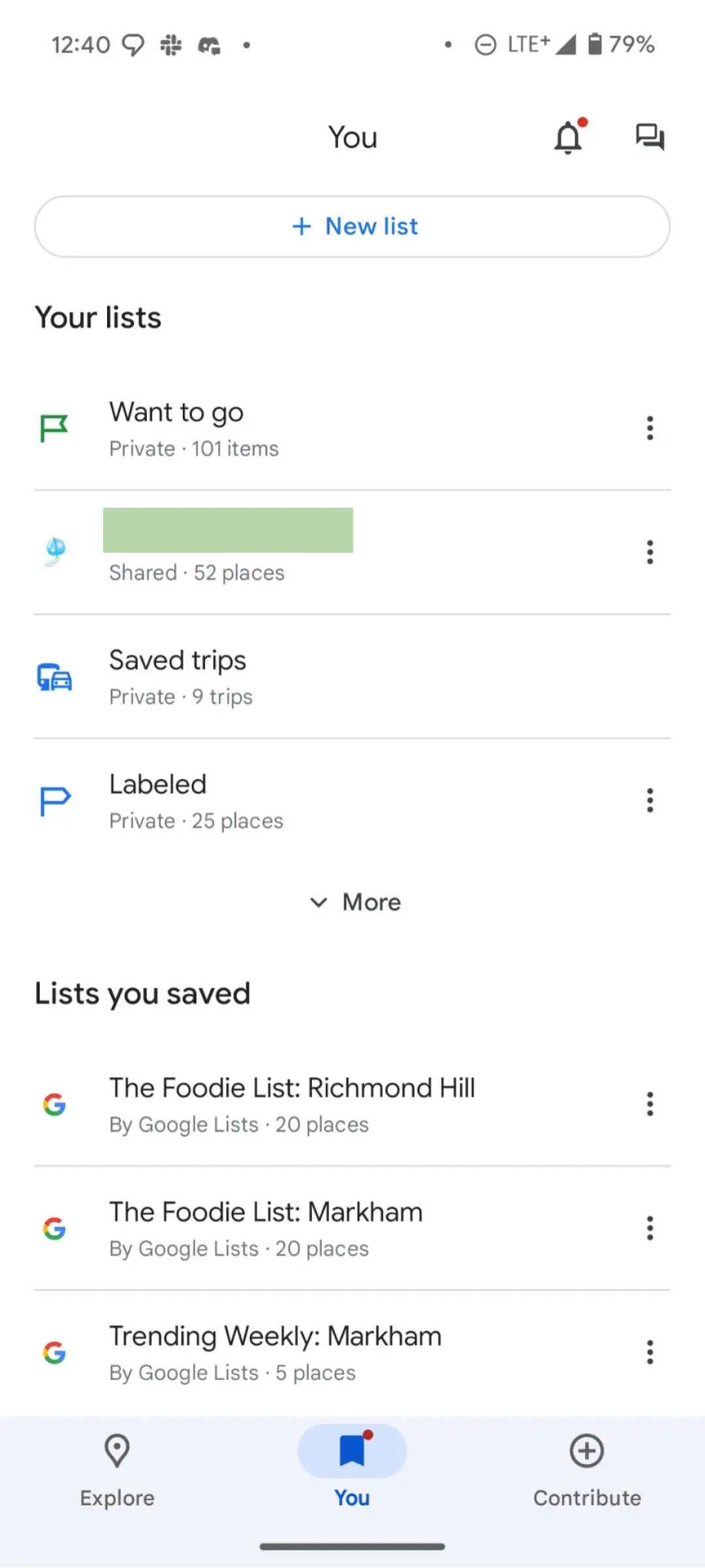 Google Maps neue vereinfachte untere Leiste