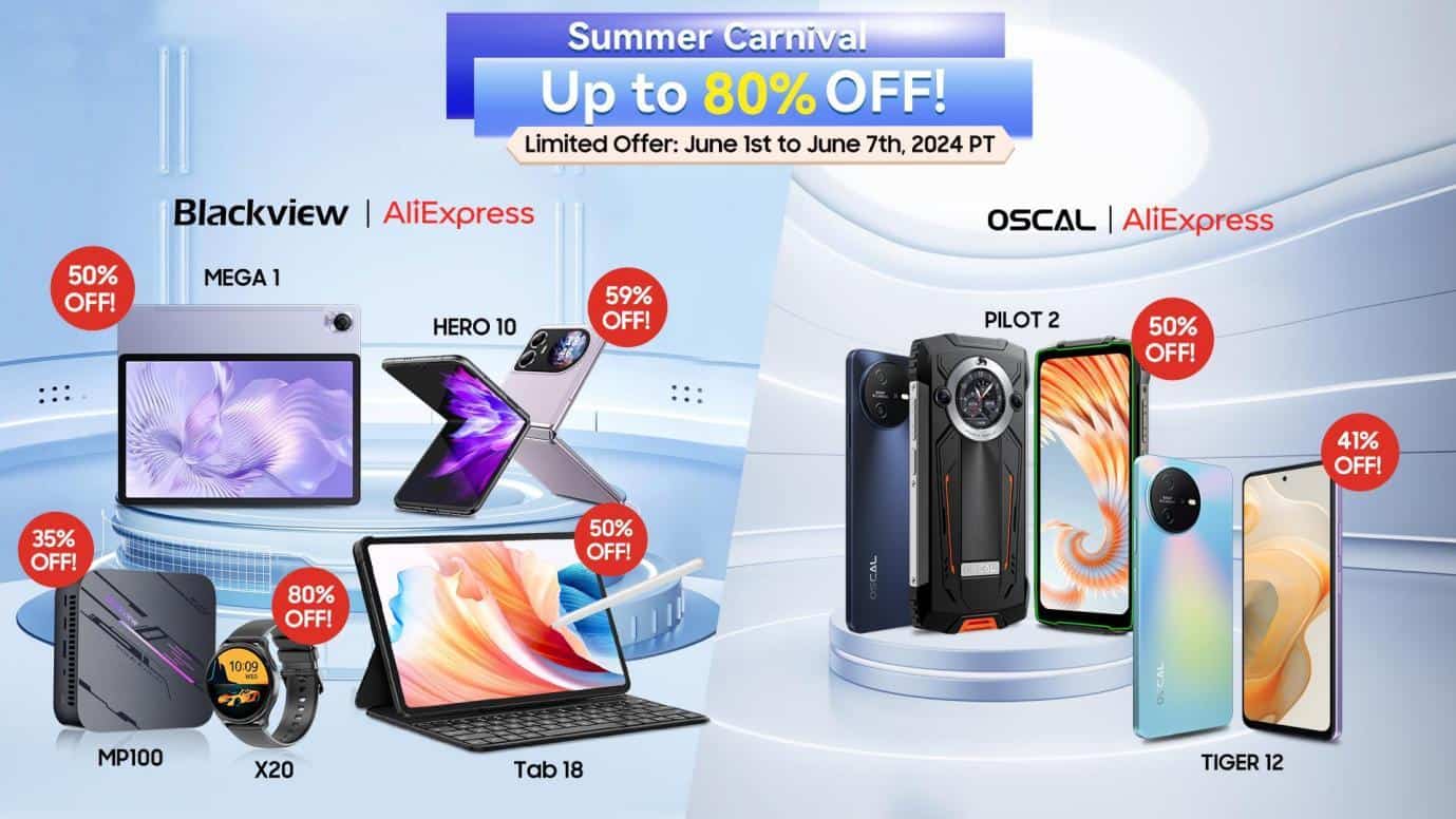Blackview- und OSCAL-Produkte sind im AliExpress-Verkauf bis zu 80 % günstiger