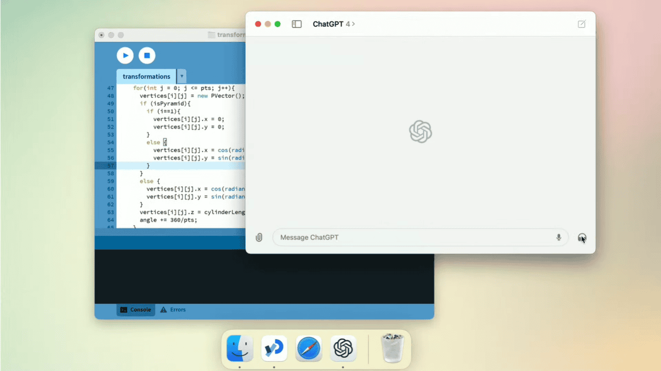 ChatGPT erhält eine Desktop-App, zunächst auf dem Mac