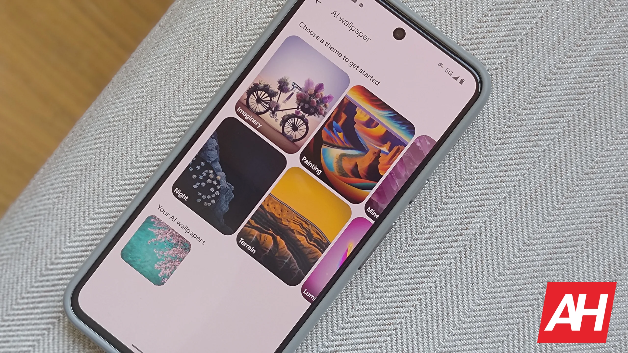 Das Pixel 8a verfügt zum Start nicht über den AI-Hintergrundgenerator