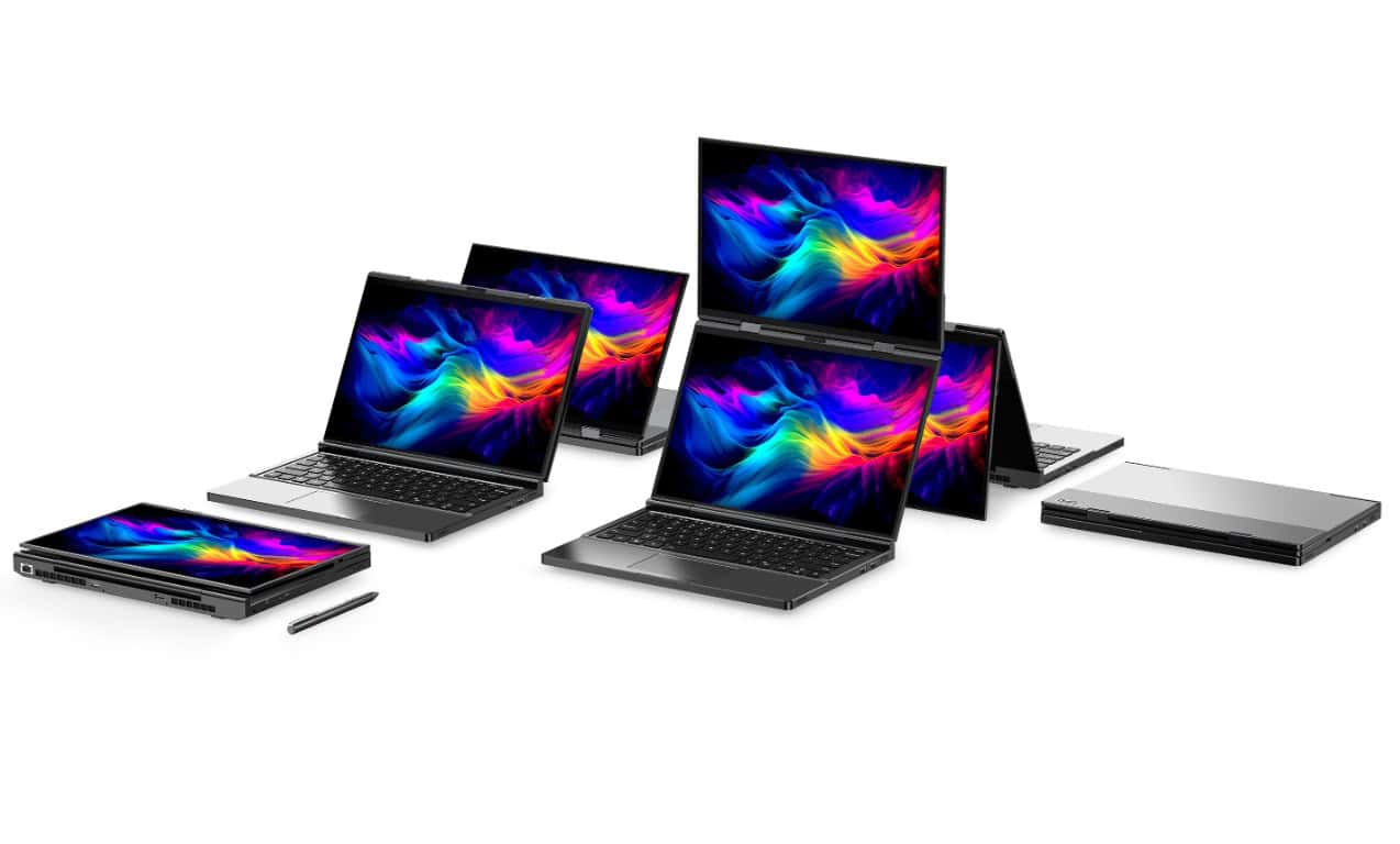 GPD Duo kommt bald als faltbarer Laptop mit zwei Bildschirmen auf den Markt