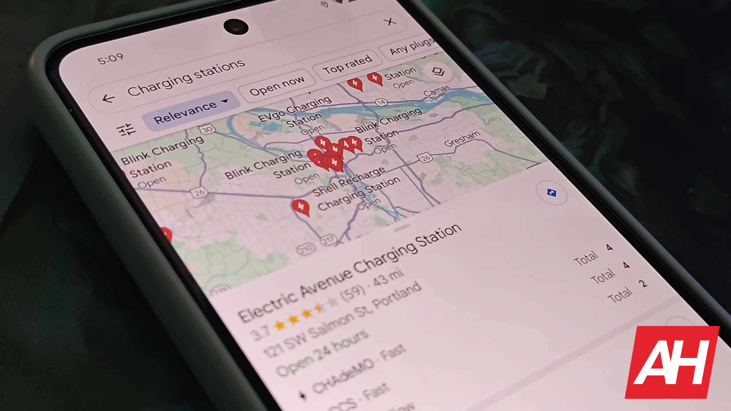 Google Maps wird aktualisiert, um Ladestationen für Elektrofahrzeuge einfacher anzuzeigen