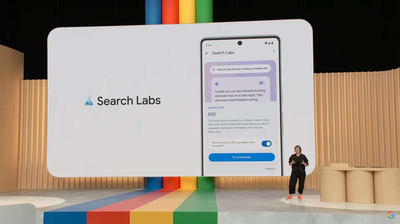 Google Search Labs erhält eine neue KI-Funktion zum Sprechen