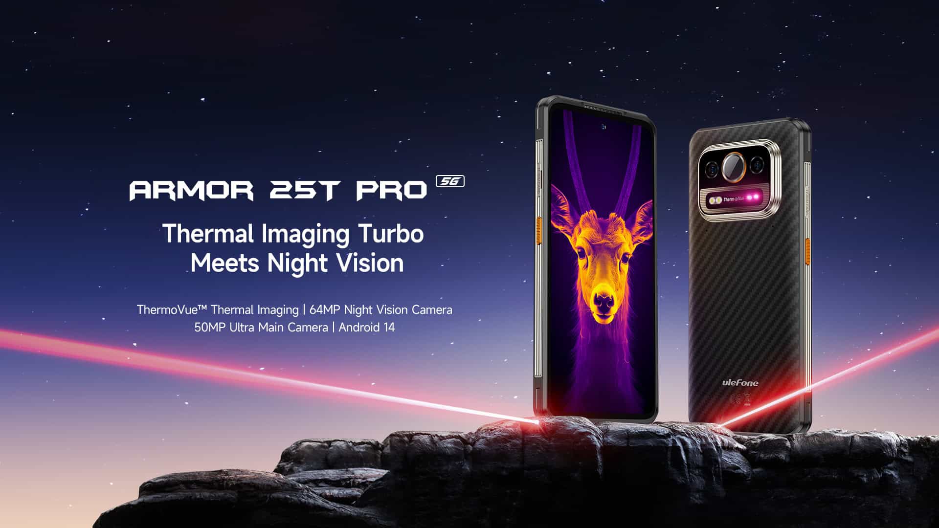 Ulefone stellt Armor 25T Pro vor, ein erschwingliches Telefon mit Wärmebild