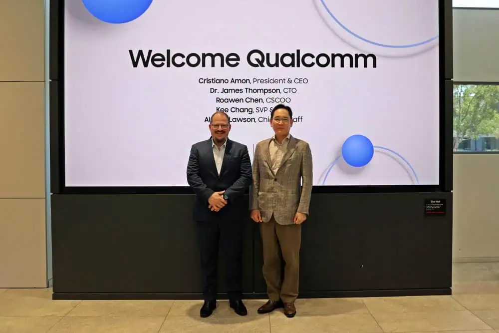 Samsung-Vorsitzender Lee Jae, junger Qualcomm-CEO