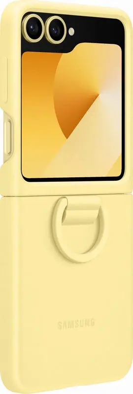 Samsung Galaxy Z Flip 6 Silikonhülle mit Ring Bild 1