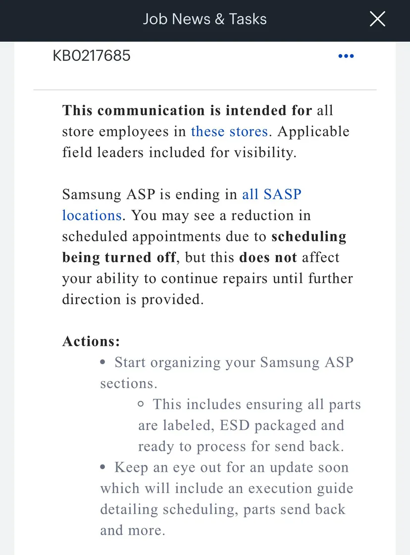 Best Buy beendet Samsung-Reparaturen 1