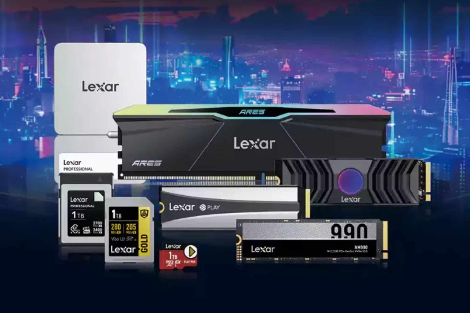 Lexar stellt auf der Computex 2024 extrem schnelle SSDs, RAM und mehr vor