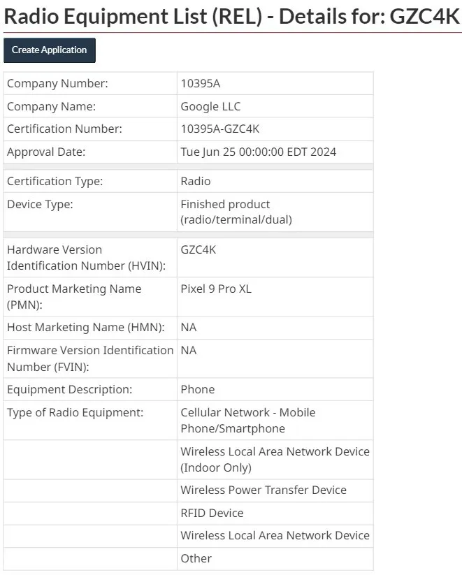 Google Pixel 9 Pro XL erhält REL-Zertifizierung