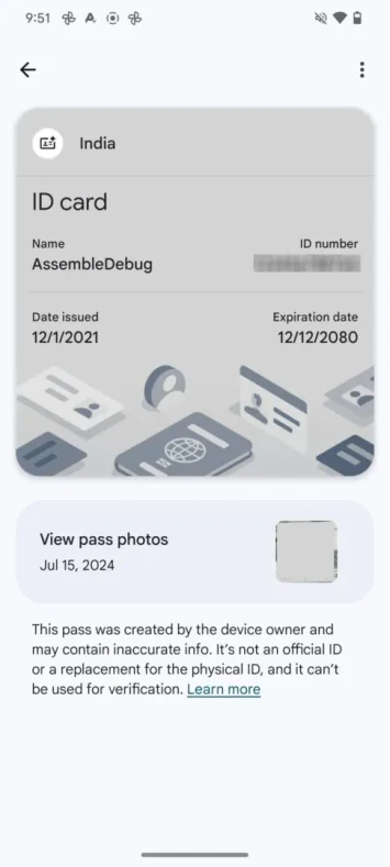 Google Wallet scannt alles andere 1