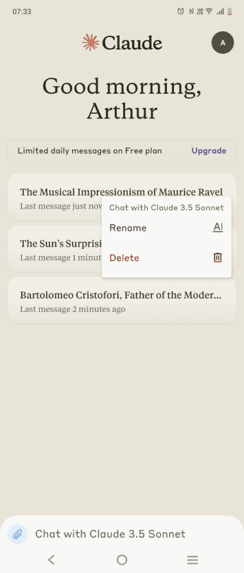 Claude Android App Screenshot (6)