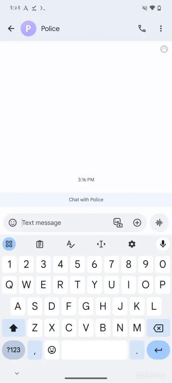 Gboard: Schriftarten auswählen, Option 3