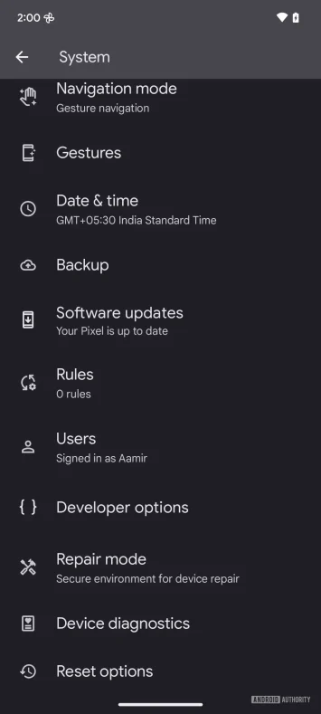 Android 15 Gerätediagnosetool 1
