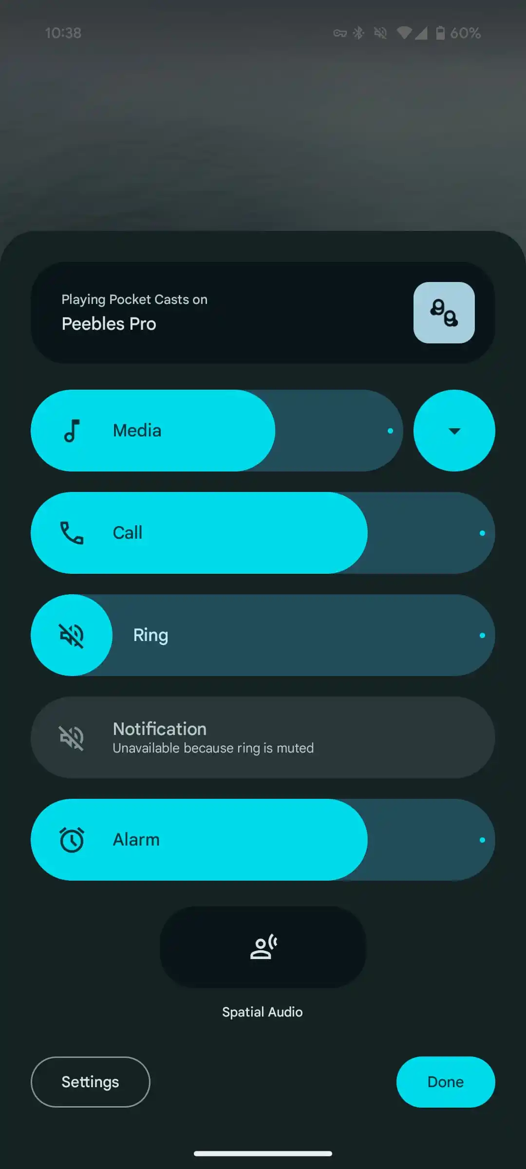 Lautstärkeregler für ANC bei Pixel Buds Pro mit Android 15 fehlen