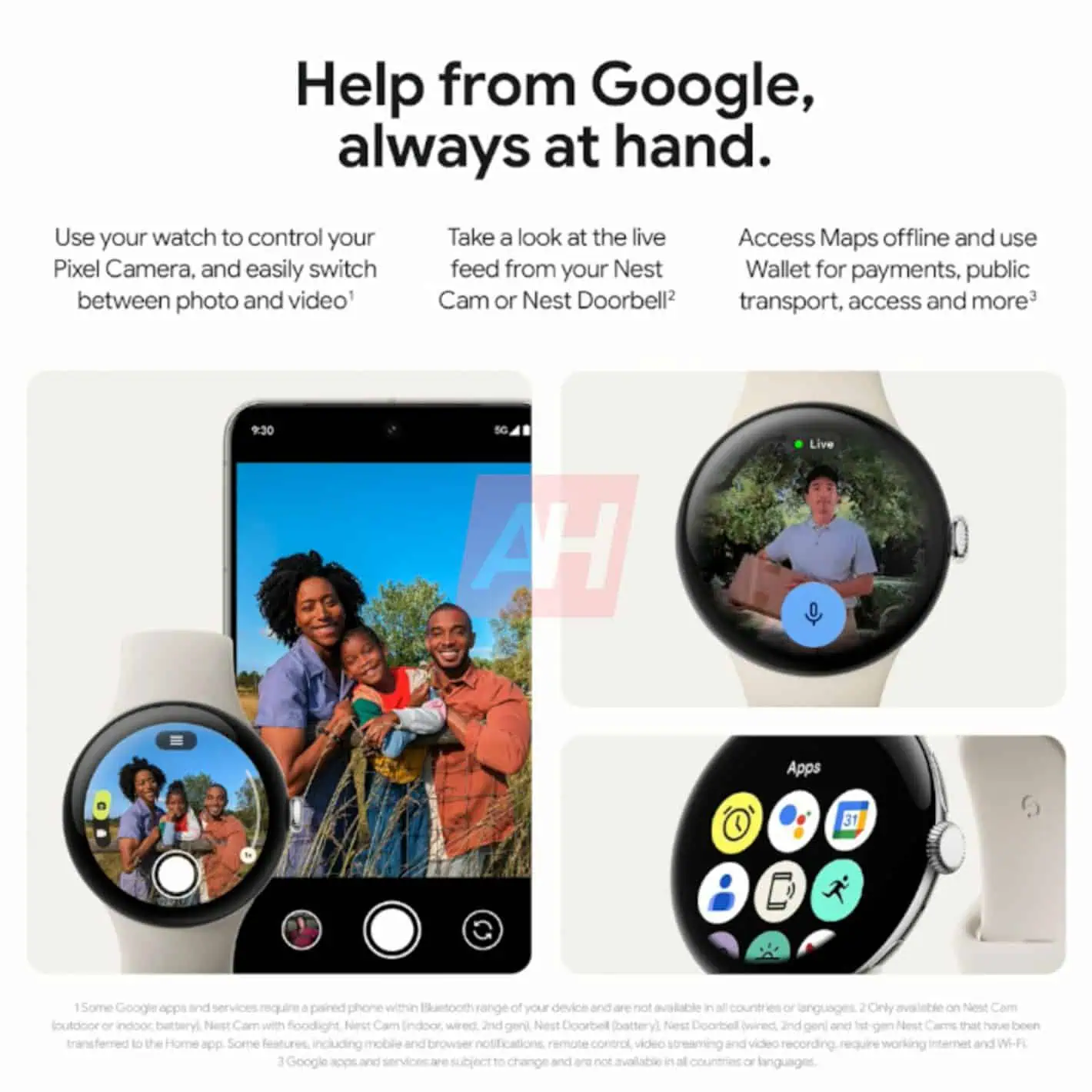 Google Pixel Watch 3-Leck AH 38