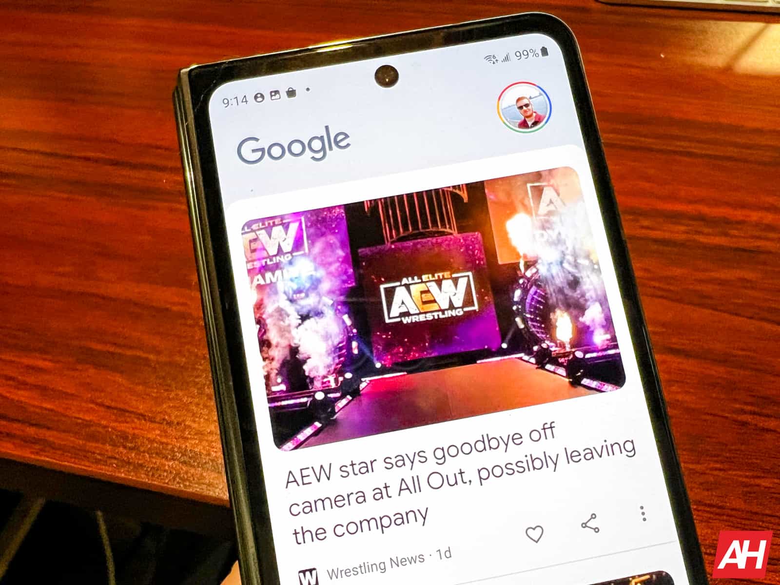 Google Discover wird "Der heutige Teaser" interaktive Umfragen