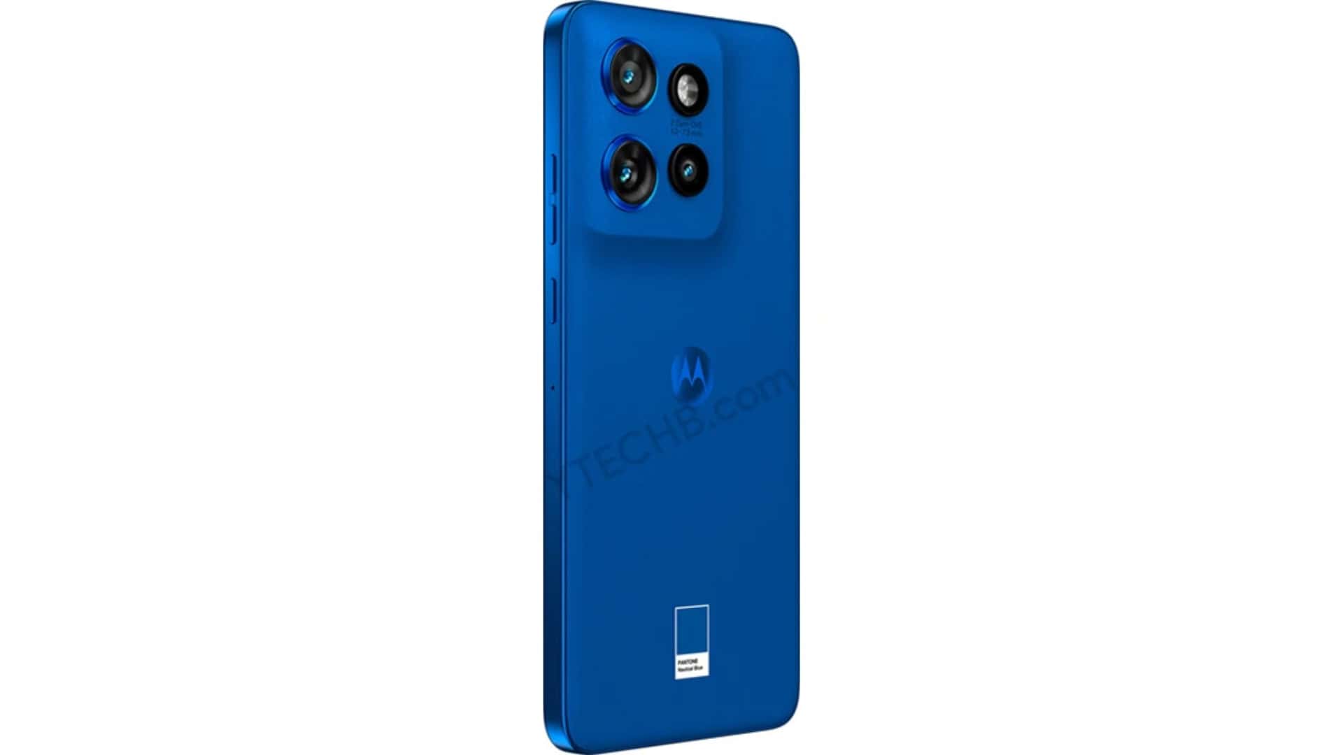 Hier ist das schöne Moto Edge 50 Neo in durchgesickerten Renderings